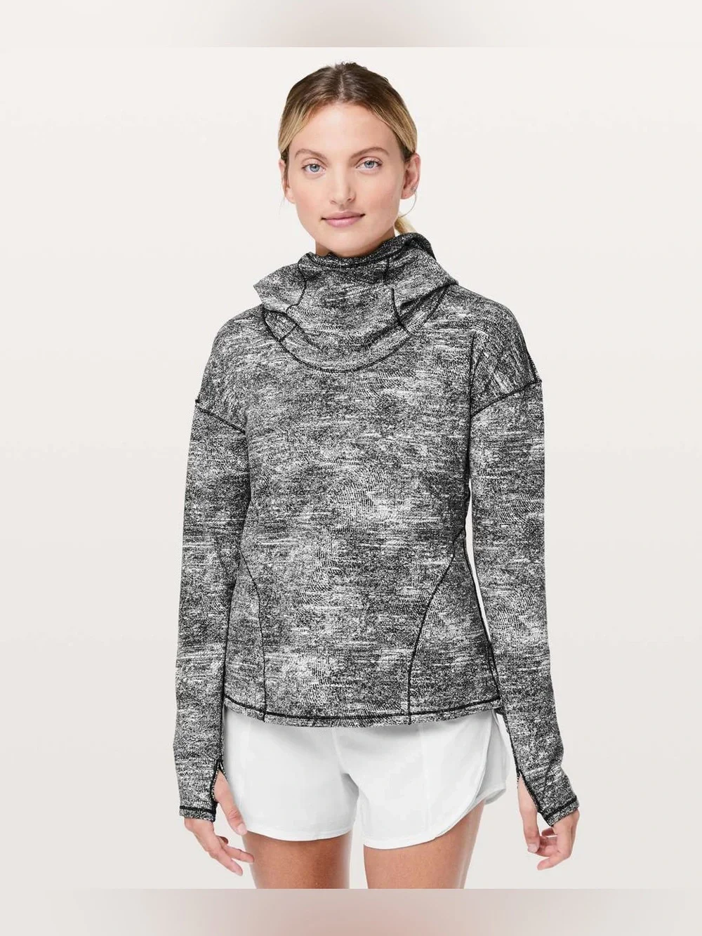 Lululemon Forever Endeavour Long Sleeve Rulu Cowl Neck Pullover Size 8